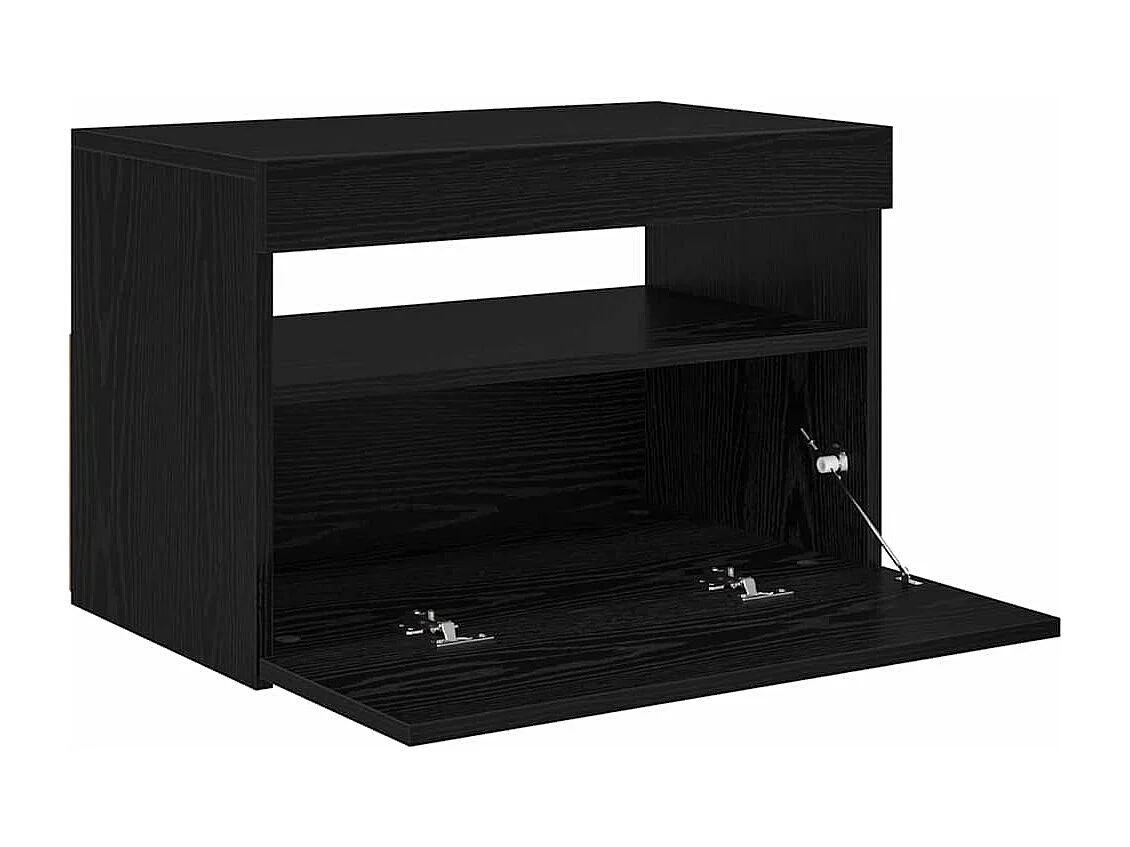 Meuble TV Noir 60 x 35 x 40 cm Bois d'ingénierie