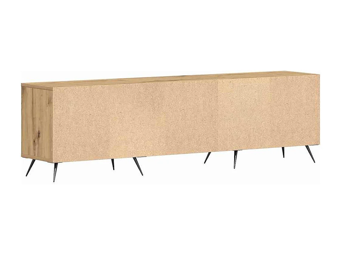 Meuble TV chêne artisanal 150 x 30 x 44.5 cm Bois d'ingénierie