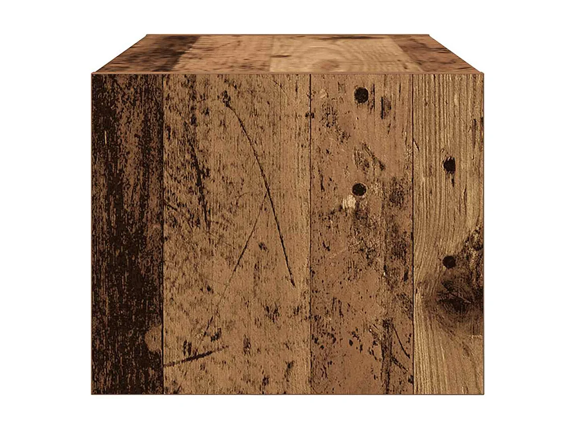 Meubles TV 2 pièces vieux bois 60x31x25,5 cm bois d'ingénierie