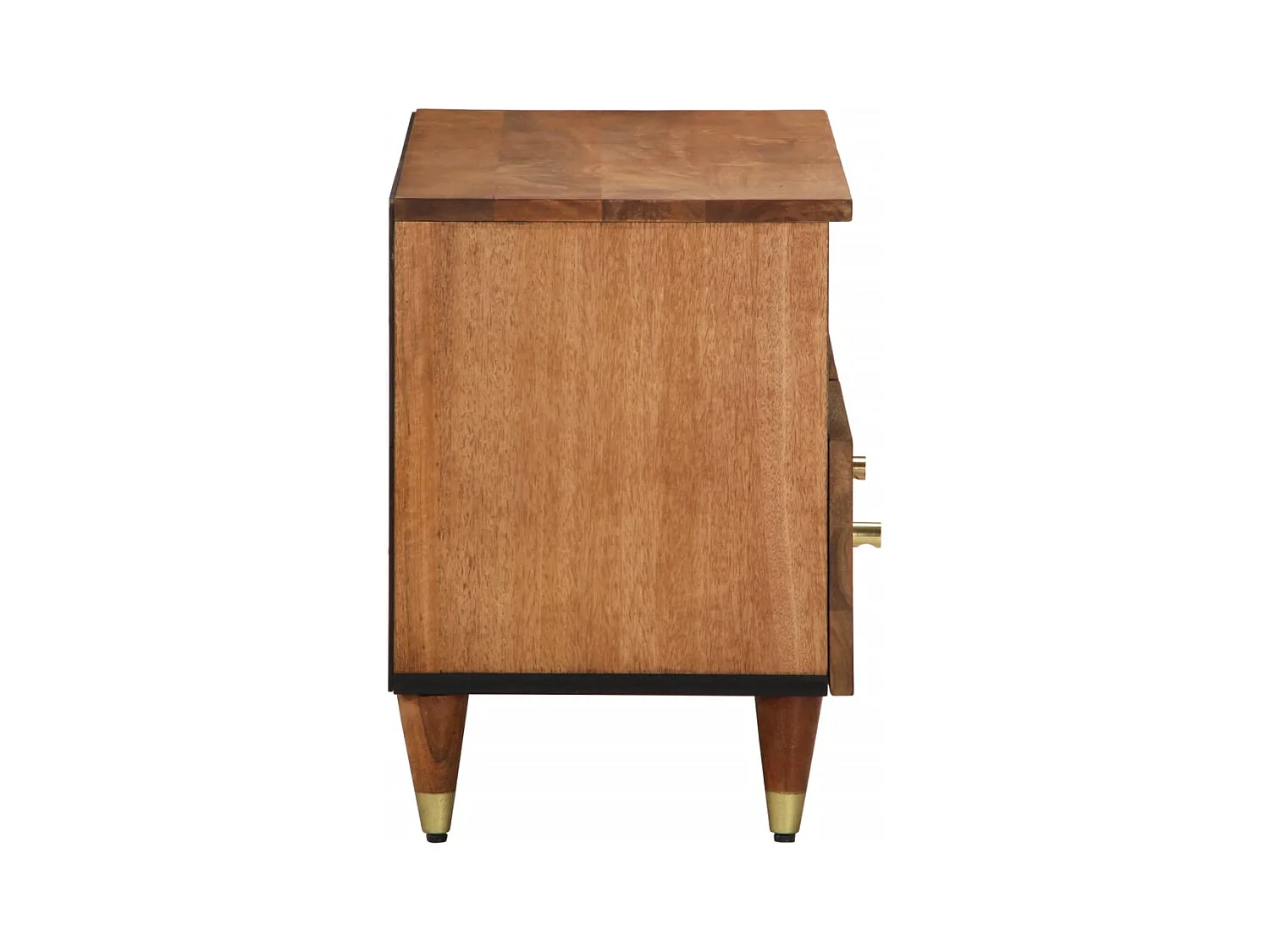 Meuble TV 70x33x46 cm Bois massif de manguier