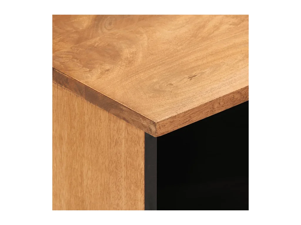 Meuble TV 70x33x46 cm Bois massif de manguier