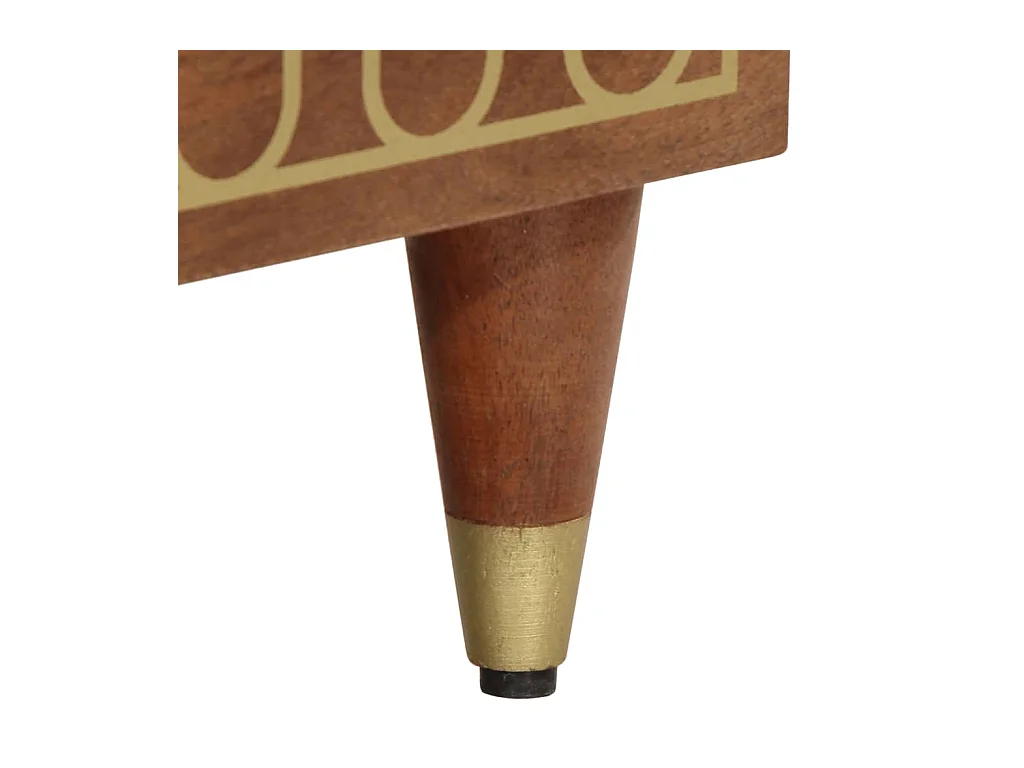 Meuble TV 70x33x46 cm Bois massif de manguier