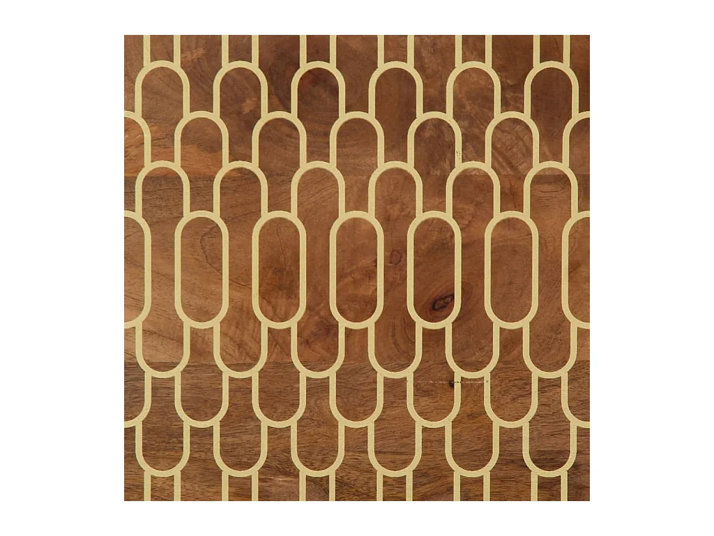 Meuble TV 70x33x46 cm Bois massif de manguier