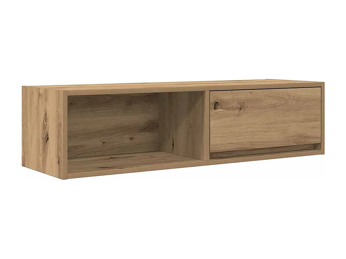 Móveis TV 2peças 100x31x25,5cm deriv. madeira carvalho artesanal