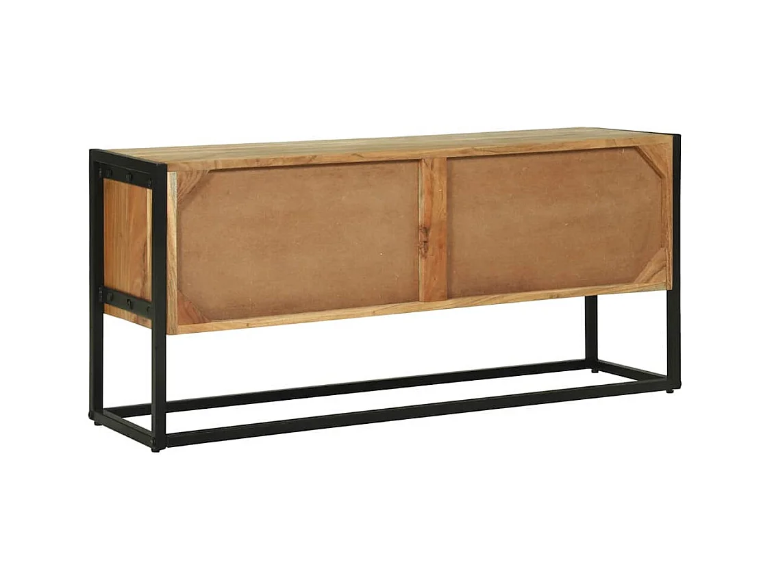 Meuble TV Marron 110 x 30 x 50 cm Bois d'acacia massif