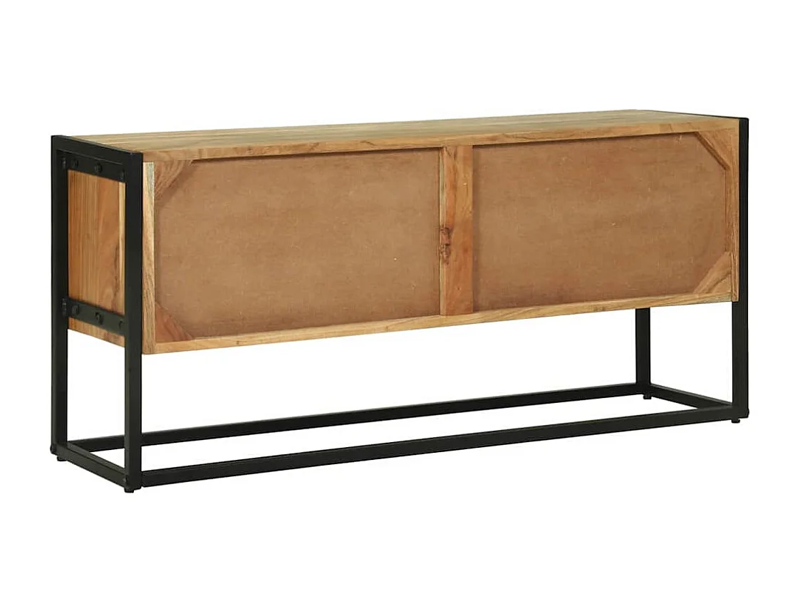 Meuble TV Marron 110 x 30 x 50 cm Bois d'acacia massif