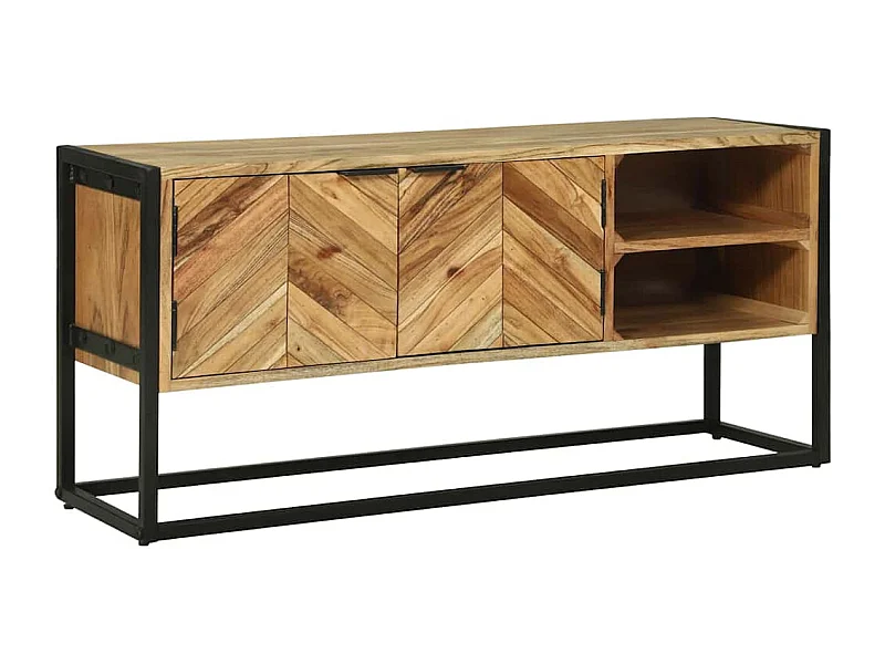 TV Kast Bruin 110 x 30 x 50 cm Massief acaciahout