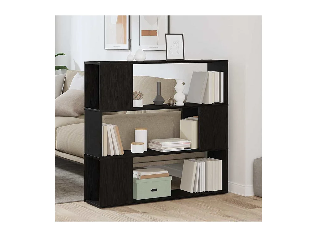 Meuble TV Noir 100 x 24 x 94 cm