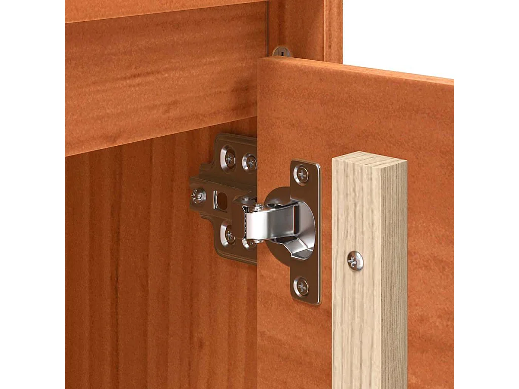 Meuble TV Marron 156 x 37 x 45 cm Bois de pin massif