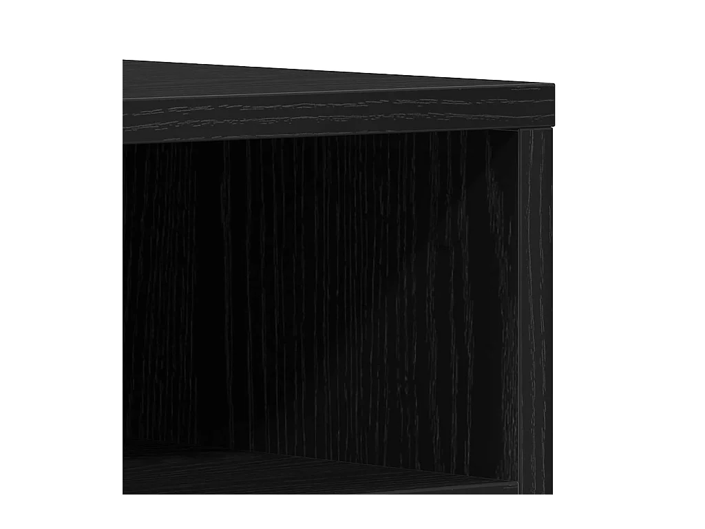 Meuble TV Chêne noir 150 x 30 x 44.5 cm Bois d'ingénierie