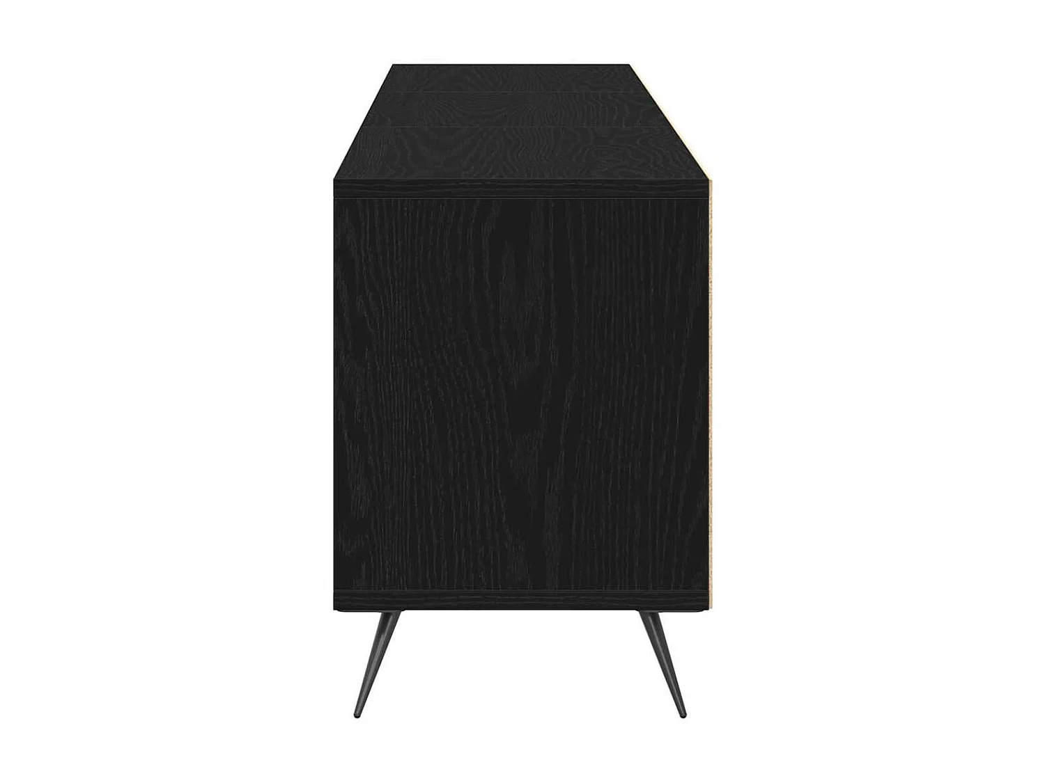 Meuble TV Chêne noir 150 x 30 x 44.5 cm Bois d'ingénierie