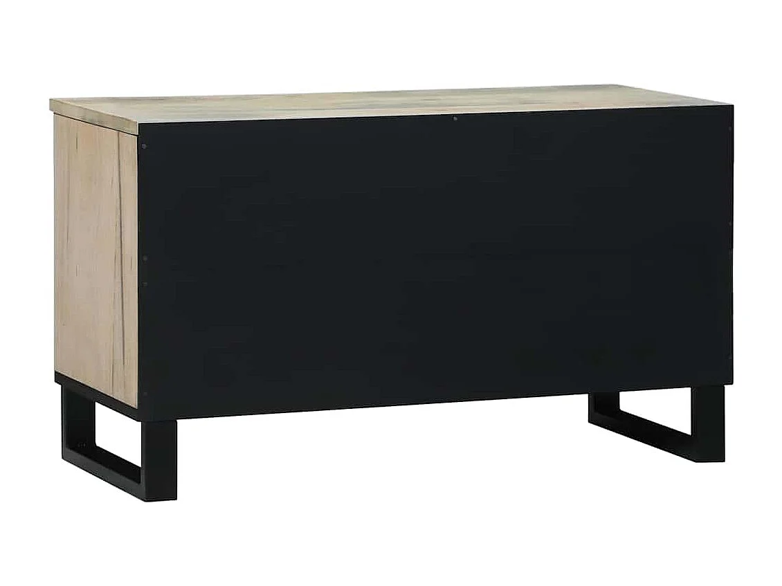 Meubles et étagères de rangement pour médias Blanc et Noir