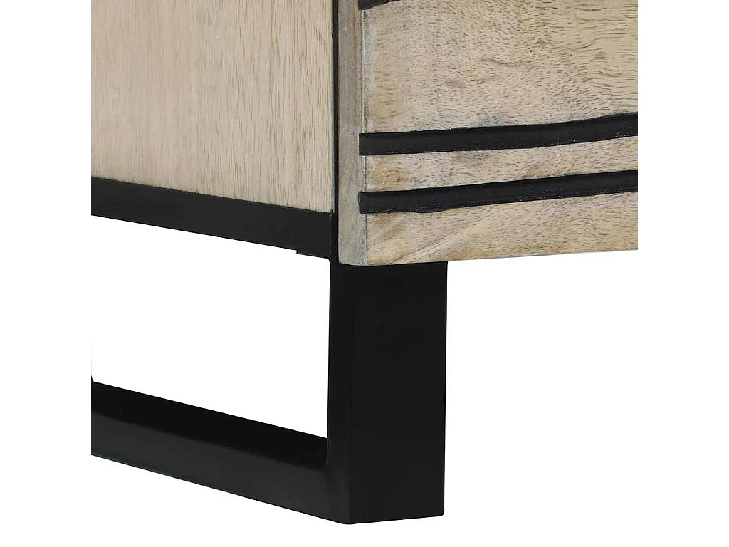 Meubles et étagères de rangement pour médias Blanc et Noir