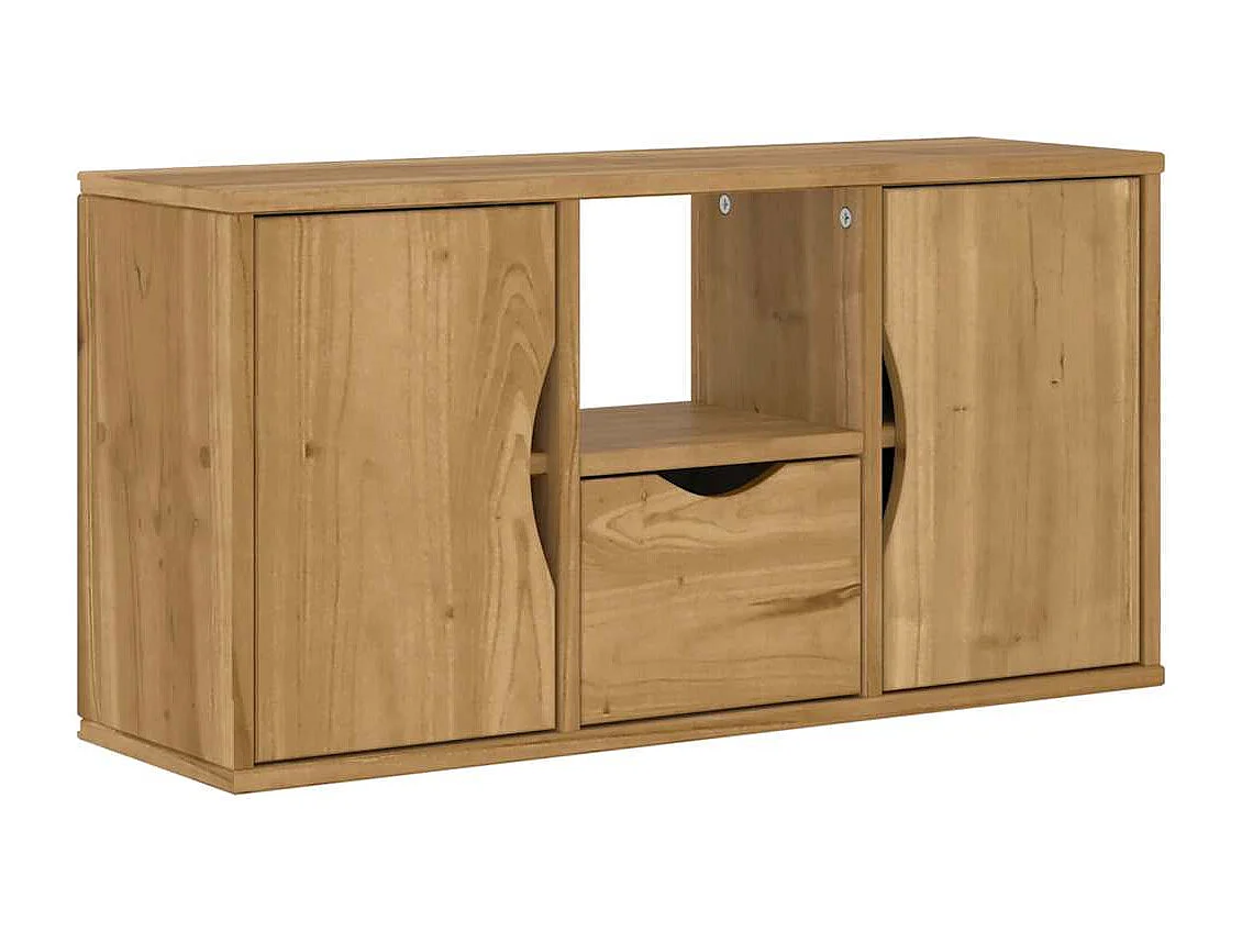 Meubles TV 5 pièces avec rangement ODDA bois de pin massif
