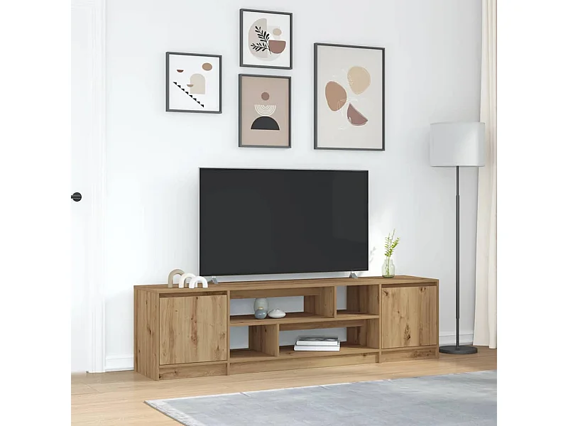Mueble de TV Artisan Roble 188,5x41x50 cm Madera de ingeniería