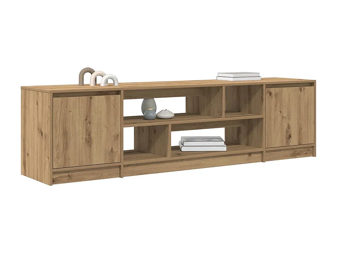 Mueble de TV Artisan Roble 188,5x41x50 cm Madera de ingeniería