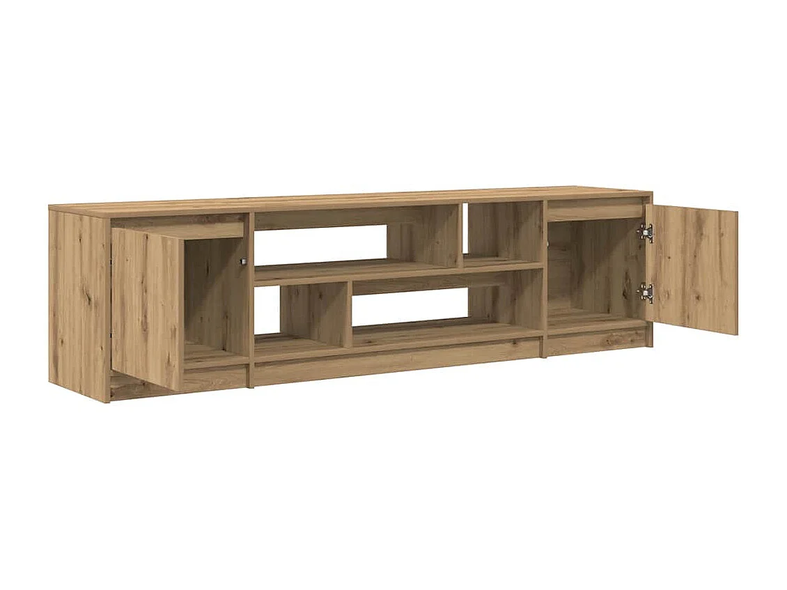 Mueble de TV Artisan Roble 188,5x41x50 cm Madera de ingeniería