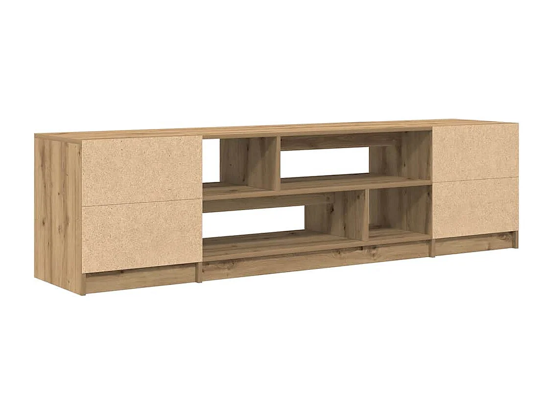 Mueble de TV Artisan Roble 188,5x41x50 cm Madera de ingeniería