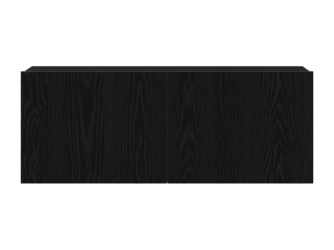 Meubles TV Chêne noir 80 x 30 x 30 cm Bois d'ingénierie