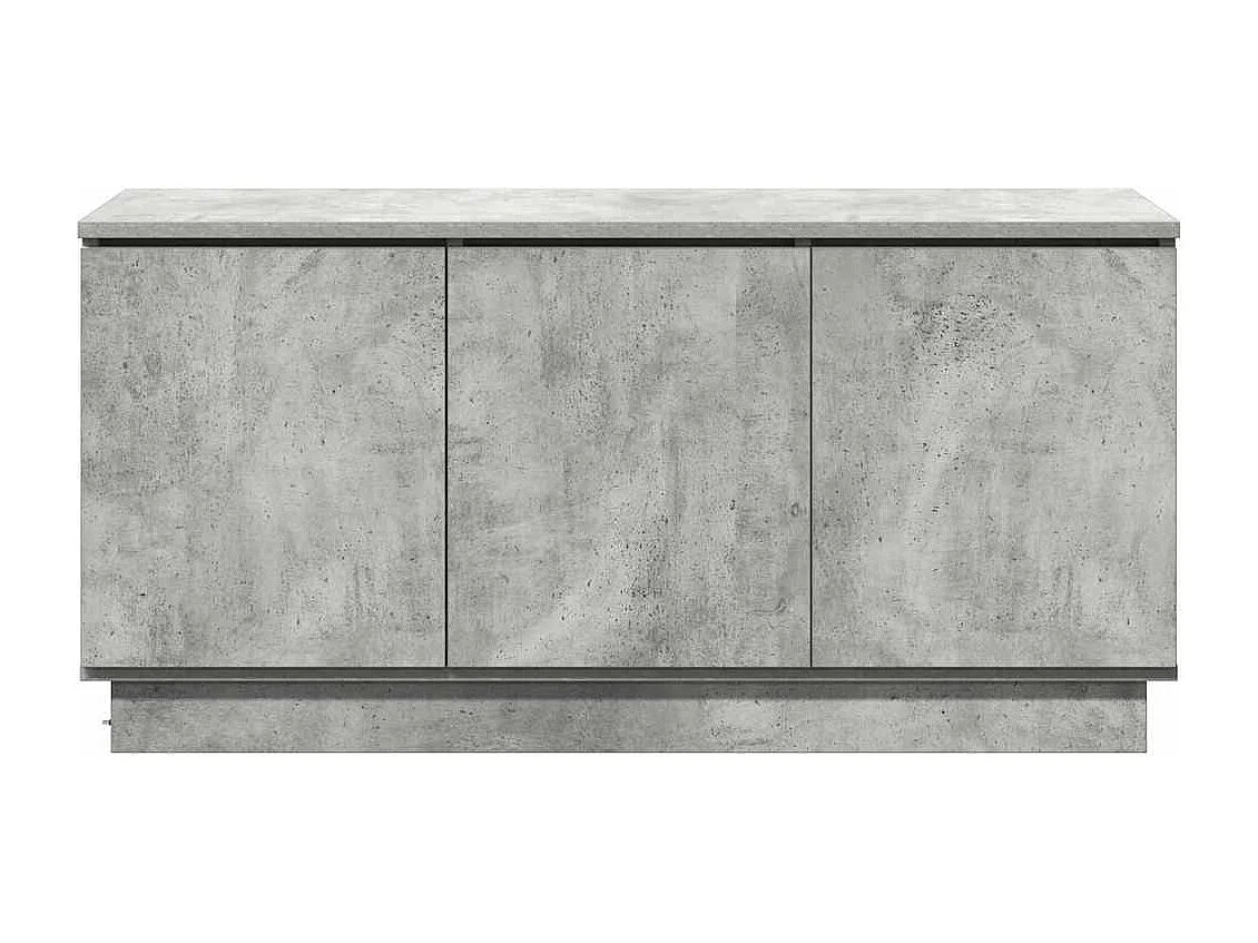 Armário pra TV com LED Cinzento cimento 100 x 38 x 49 cm