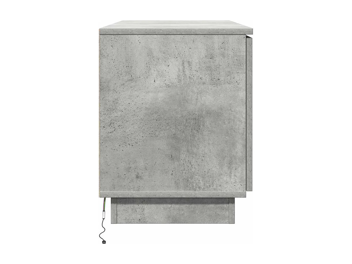 Armário pra TV com LED Cinzento cimento 100 x 38 x 49 cm