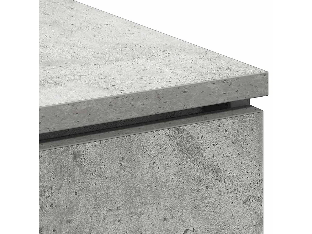 Armário pra TV com LED Cinzento cimento 100 x 38 x 49 cm