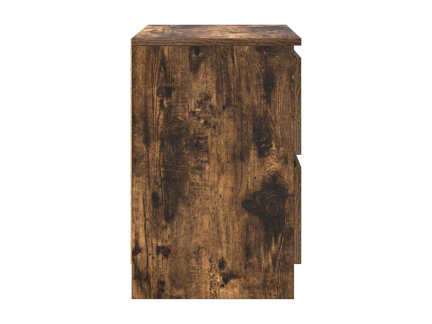 Meuble TV chêne fumé 40x35x54 cm bois d'ingénierie