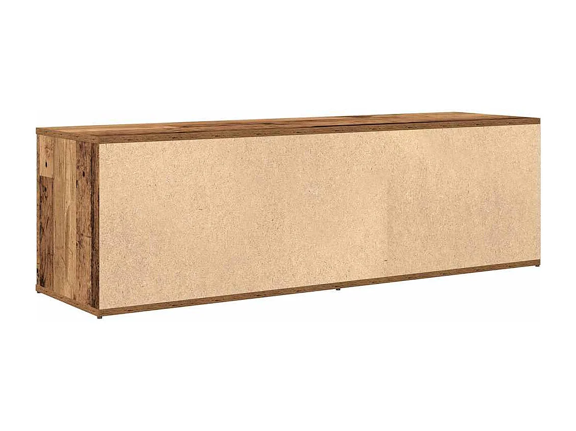 Meuble TV vieux bois 120x34x37 cm bois d'ingénierie