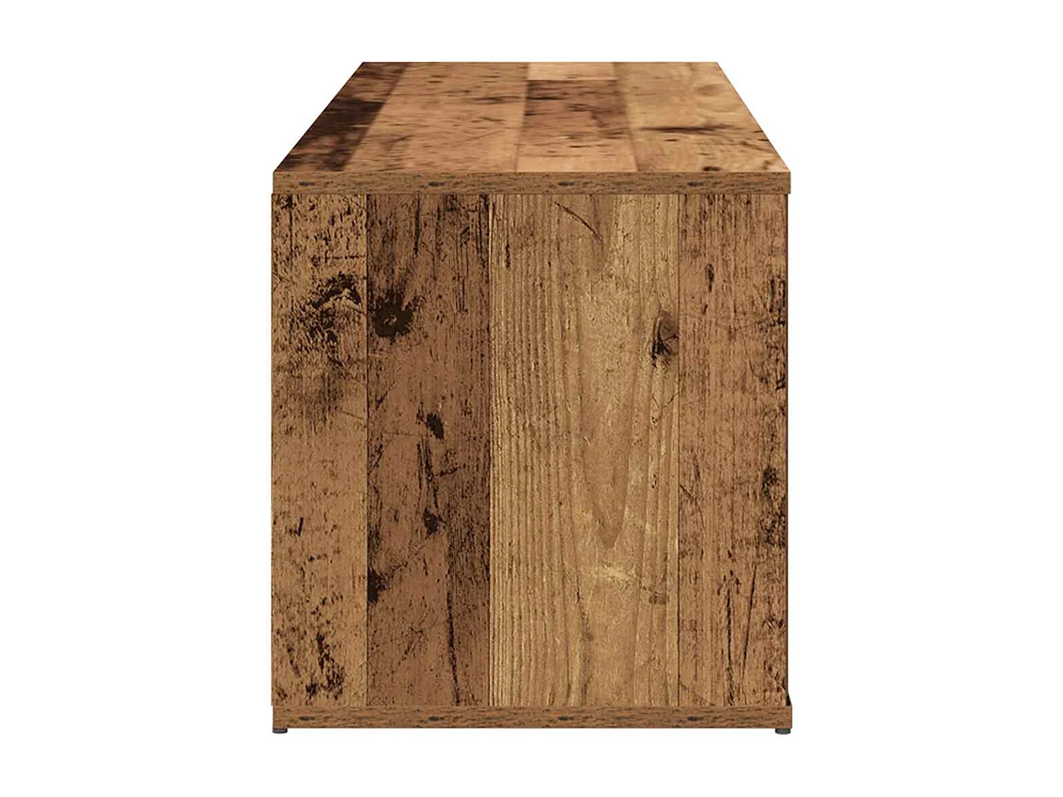 Meuble TV vieux bois 120x34x37 cm bois d'ingénierie