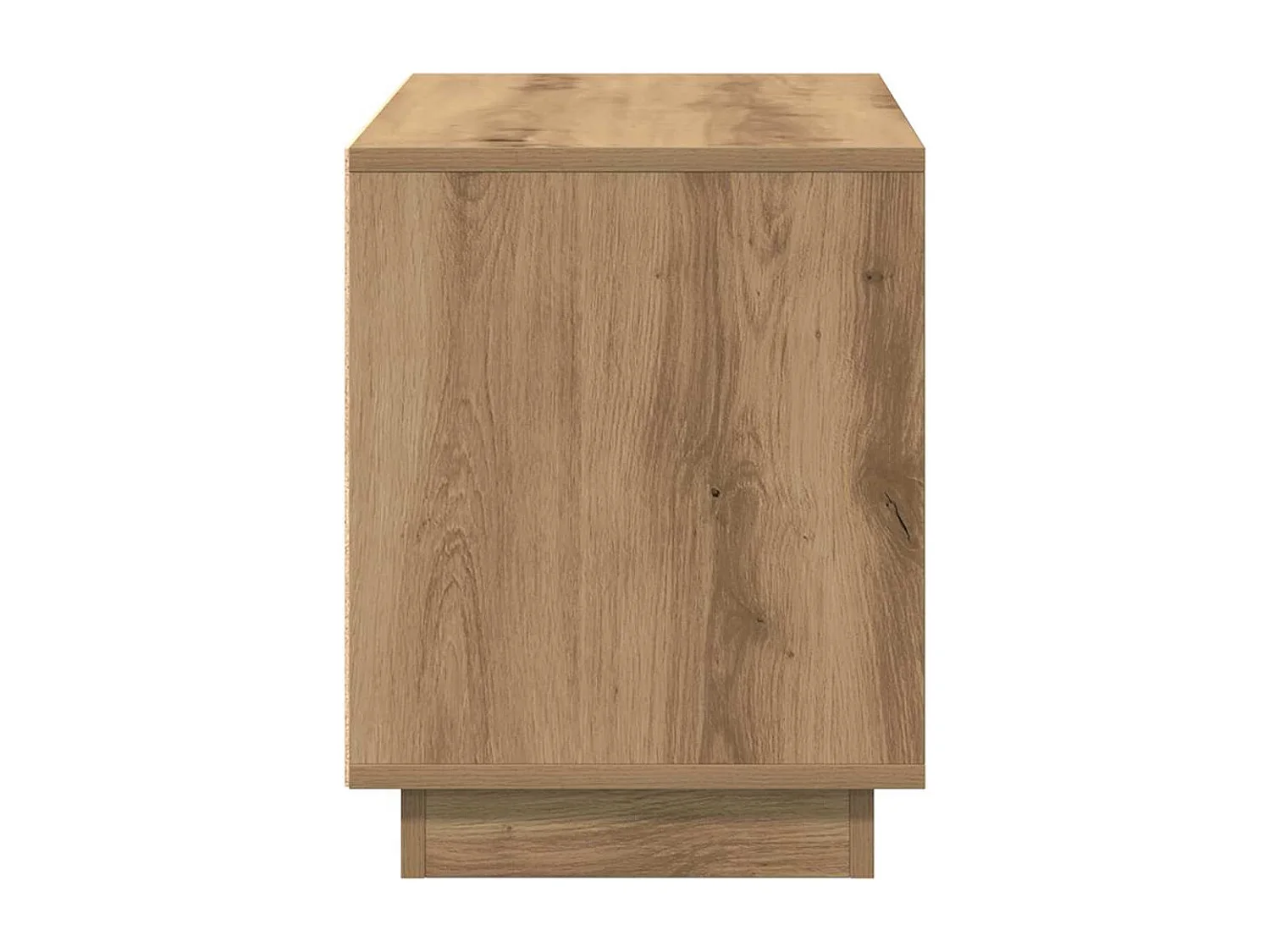 Meuble TV chêne artisanal 80 x 35 x 45 cm Bois d'ingénierie