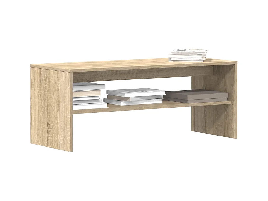 Tv-meubel 100x40x40 cm bewerkt hout sonoma eikenkleurig