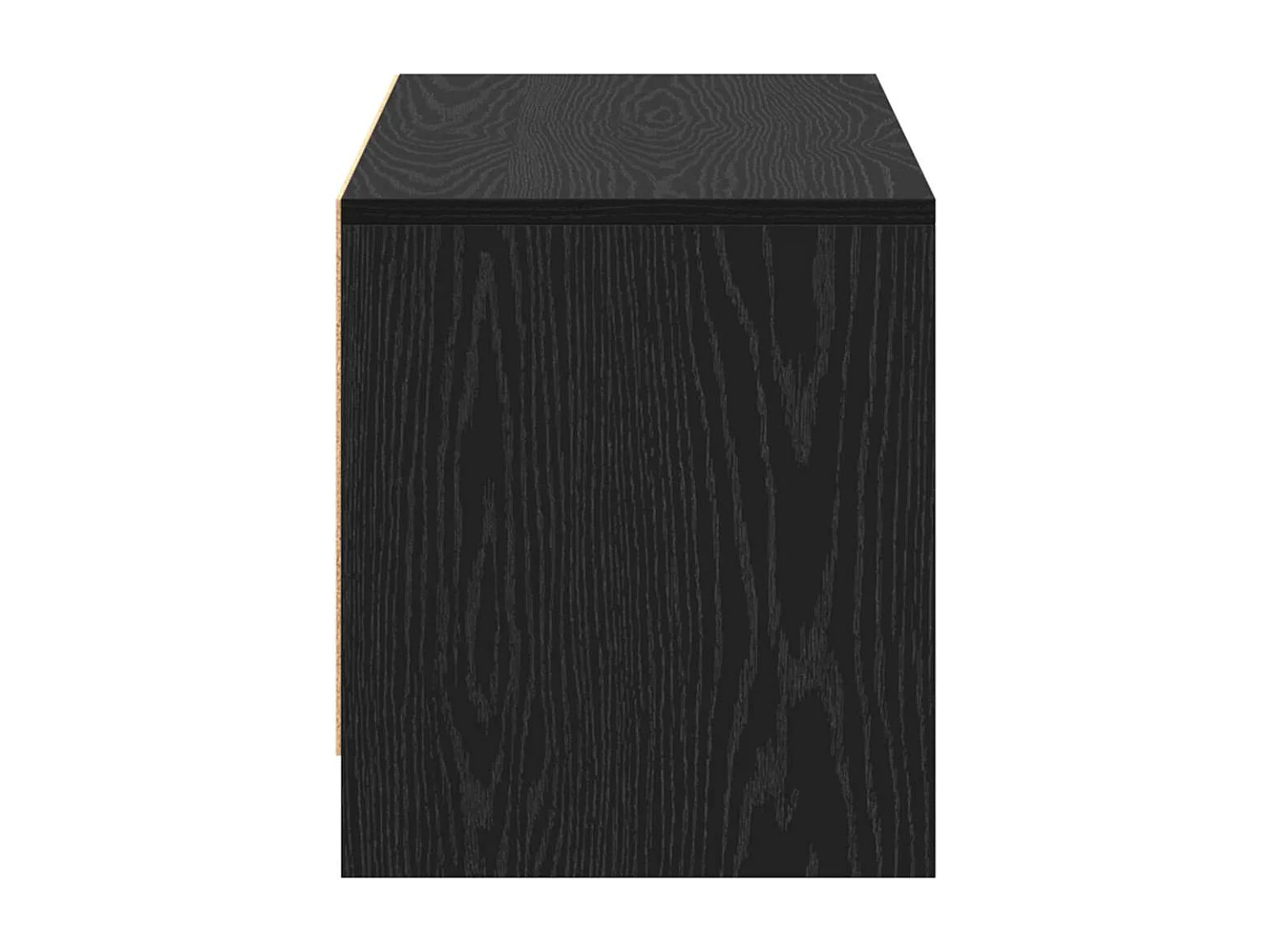 Meuble TV Chêne noir 90 x 35 x 40 cm Bois d'ingénierie