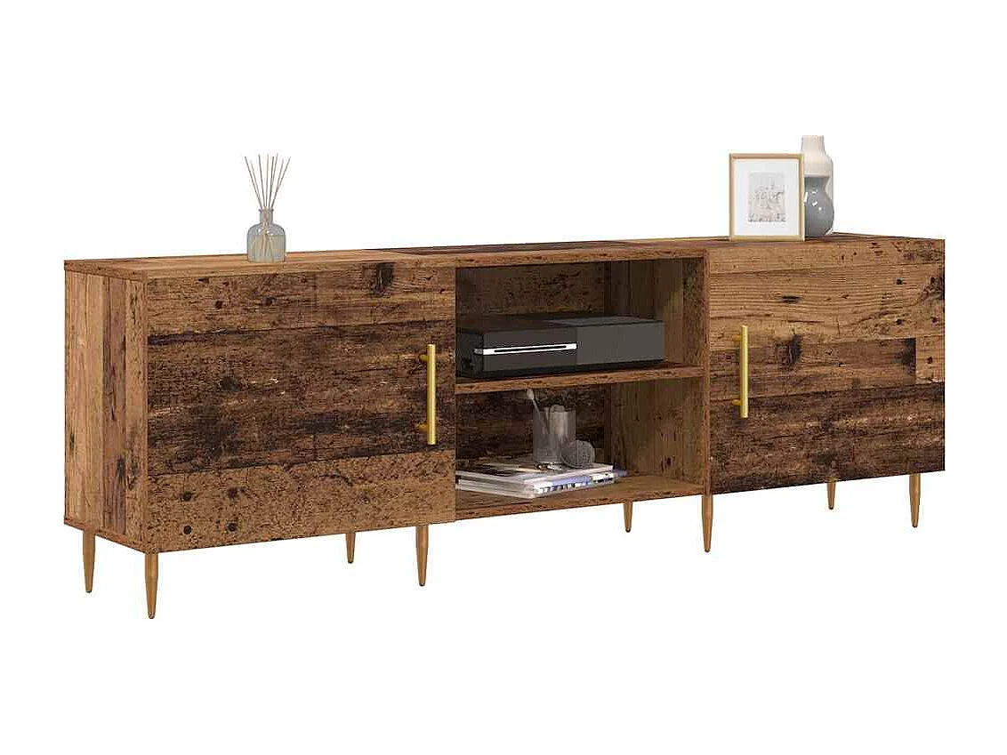 Meuble TV Bois ancien 150 x 30 x 50 cm Bois d'ingénierie