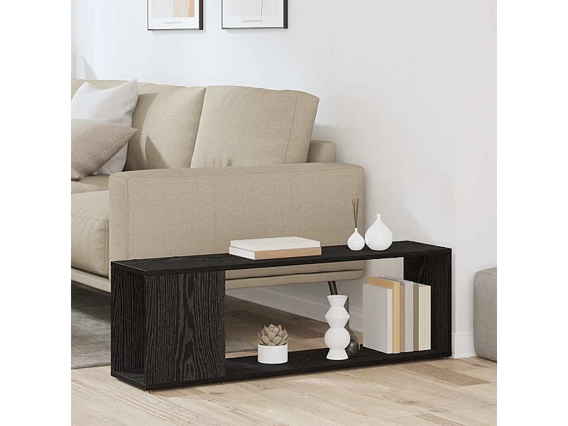 Meuble TV Noir 100 x 24 x 32 cm