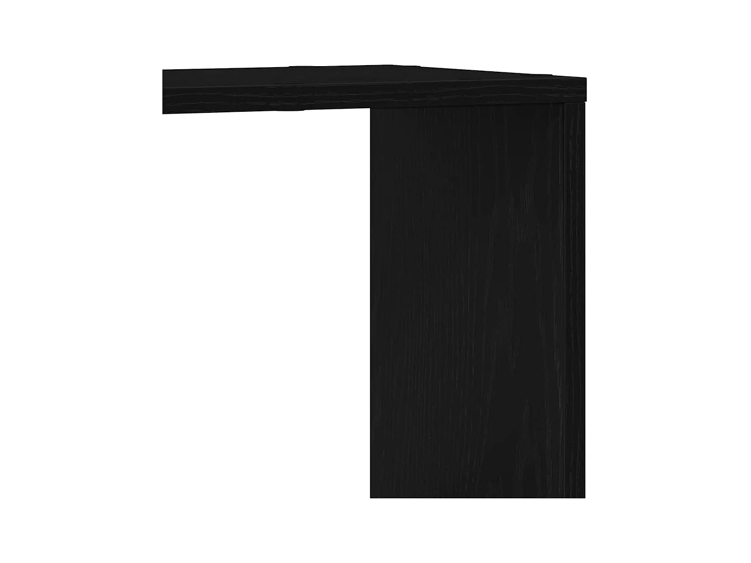 Meuble TV Noir 100 x 24 x 32 cm