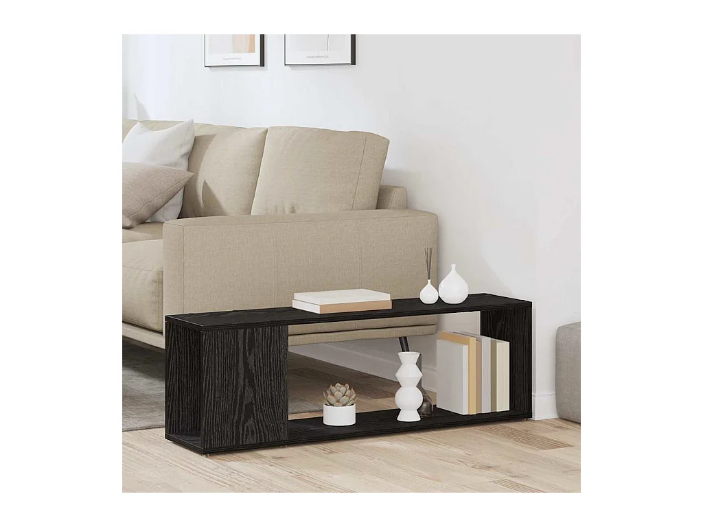 Entertainmentcentrum Zwart 100 x 24 x 32 cm Bewerkt hout