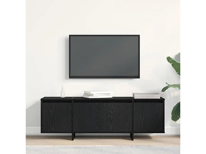 Gabinete de TV Negro 120 x 30 x 40.5 cm Madera contrachapada