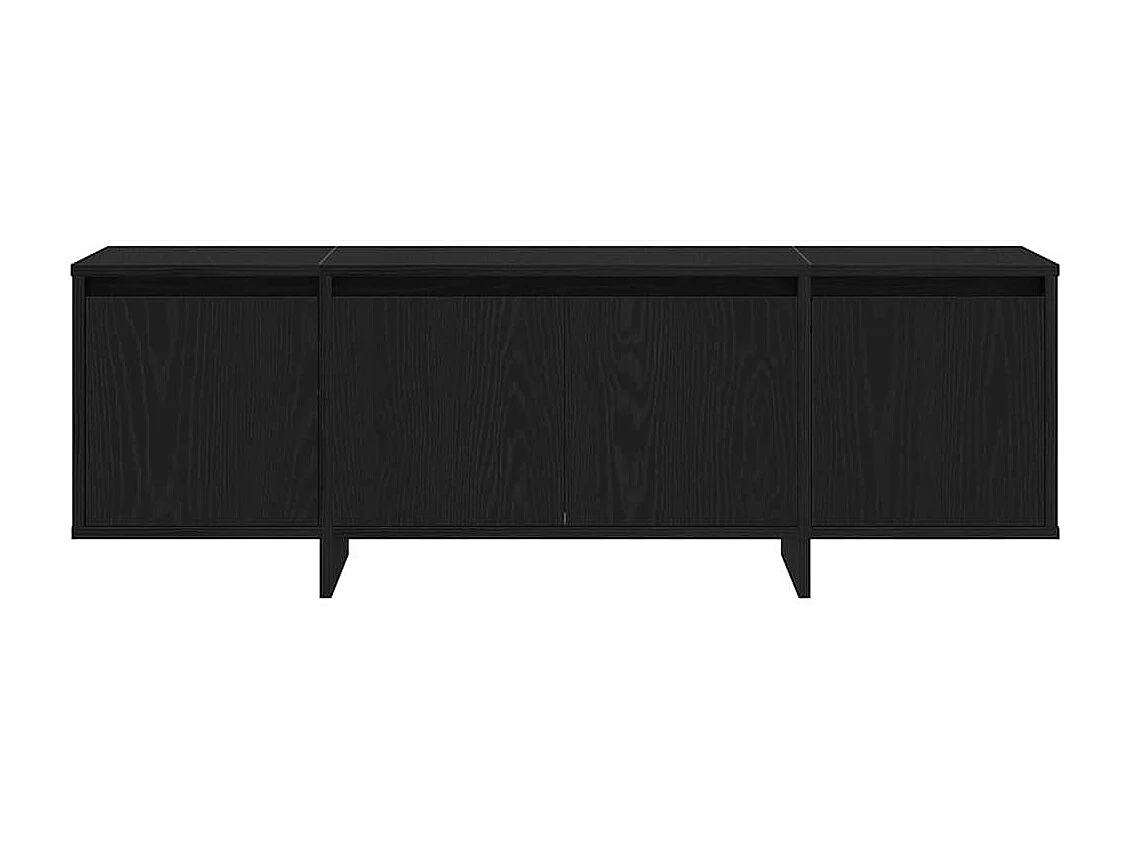 Meuble TV Noir 120 x 30 x 40.5 cm Bois d'ingénierie