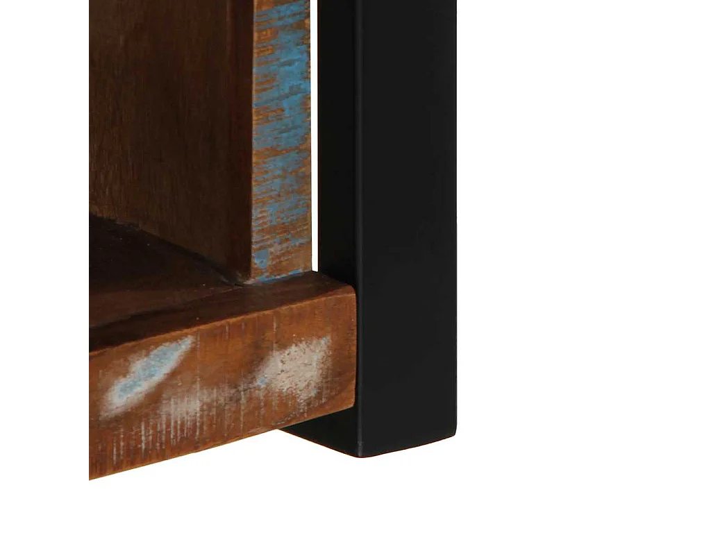 Meuble TV 80x30x35 cm bois massif de récupération