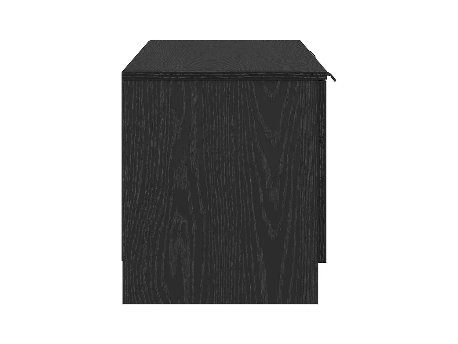 Meuble TV avec tiroir Noir 140 x 35 x 40 cm Bois d'ingénierie