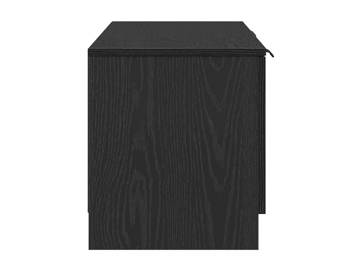 Meuble TV avec tiroir Noir 140 x 35 x 40 cm Bois d'ingénierie