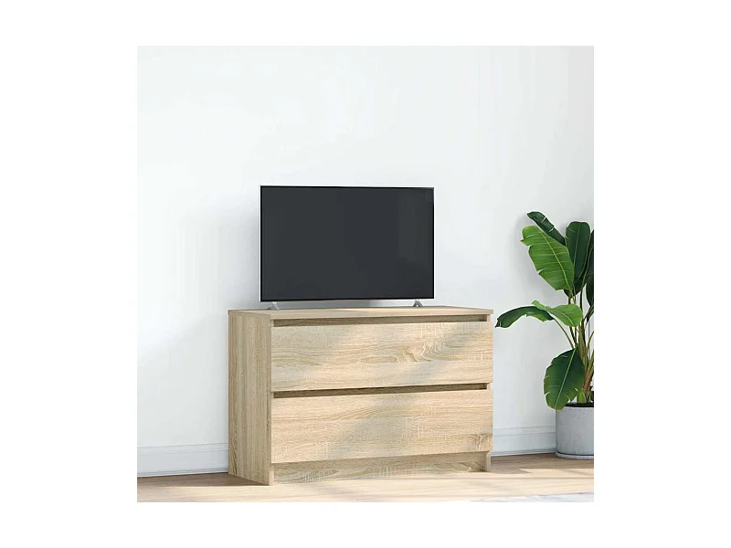 Móvel de TV 80x35x54 cm derivados de madeira carvalho sonoma