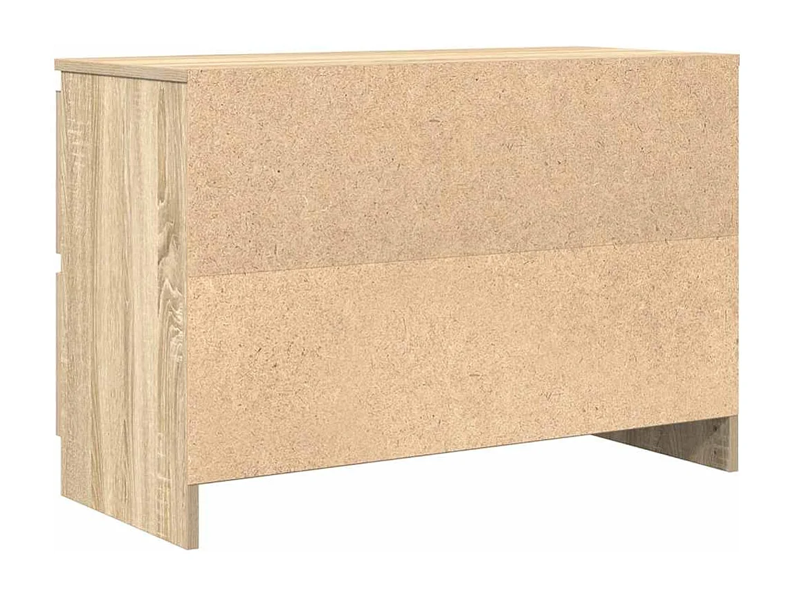 Meuble TV chêne sonoma 80x35x54 cm bois d'ingénierie