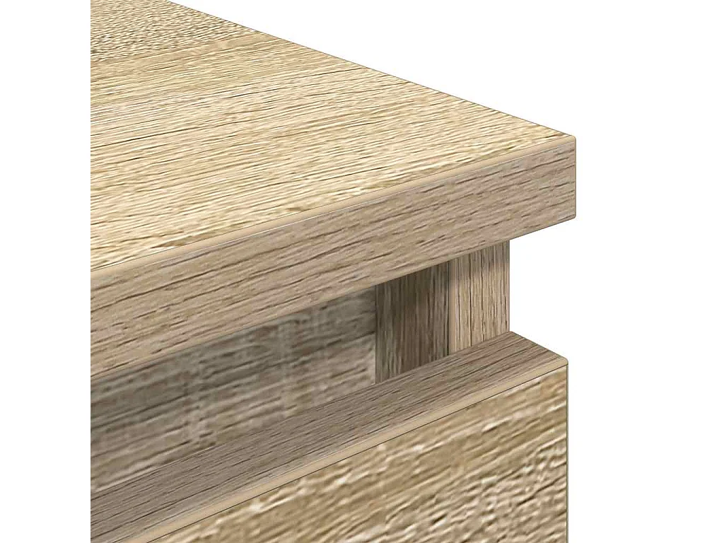 Meuble TV chêne sonoma 80x35x54 cm bois d'ingénierie