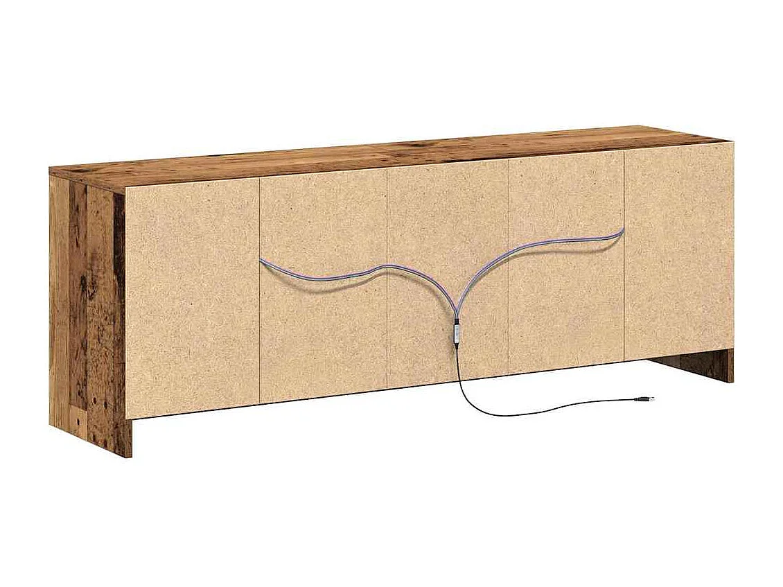 Meuble TV Marron 139,5 x 34 x 50 cm Bois d'ingénierie