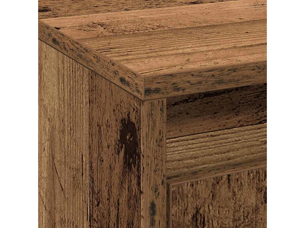 Meuble TV Marron 139,5 x 34 x 50 cm Bois d'ingénierie