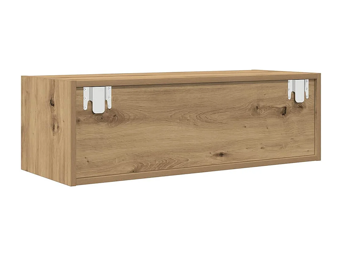 Muebles para TV 2 uds madera roble artisan 80x31x25,5 cm
