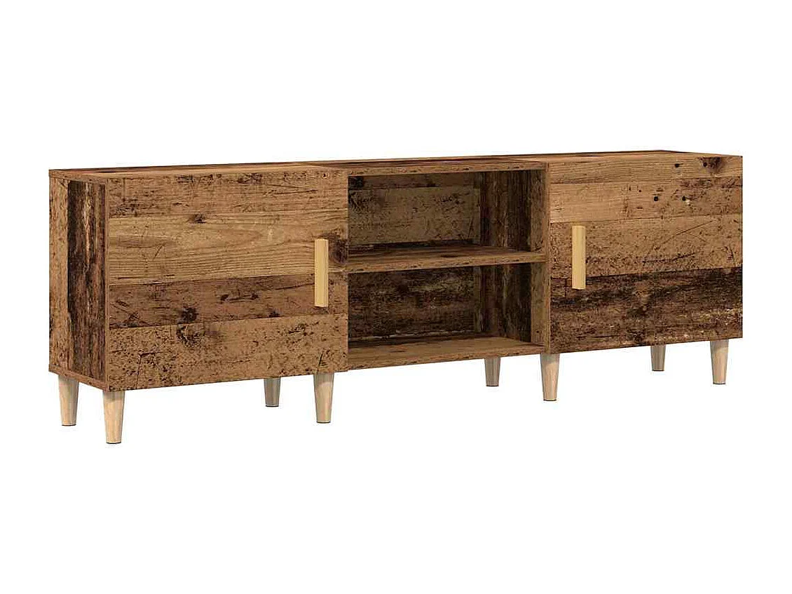 Mueble de TV Madera vieja 150 x 30 x 50 cm Madera contrachapada