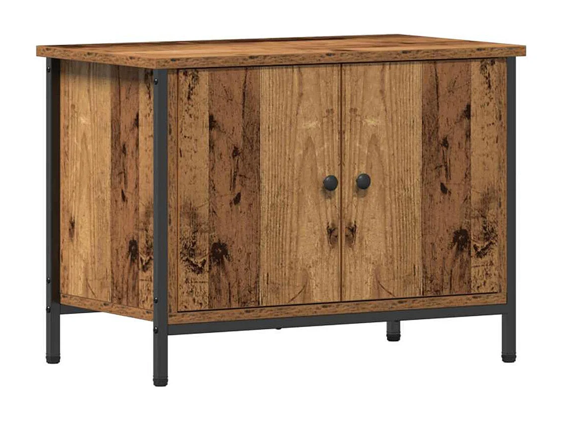 Meuble TV Bois ancien 60 x 35 x 45 cm Bois d'ingénierie