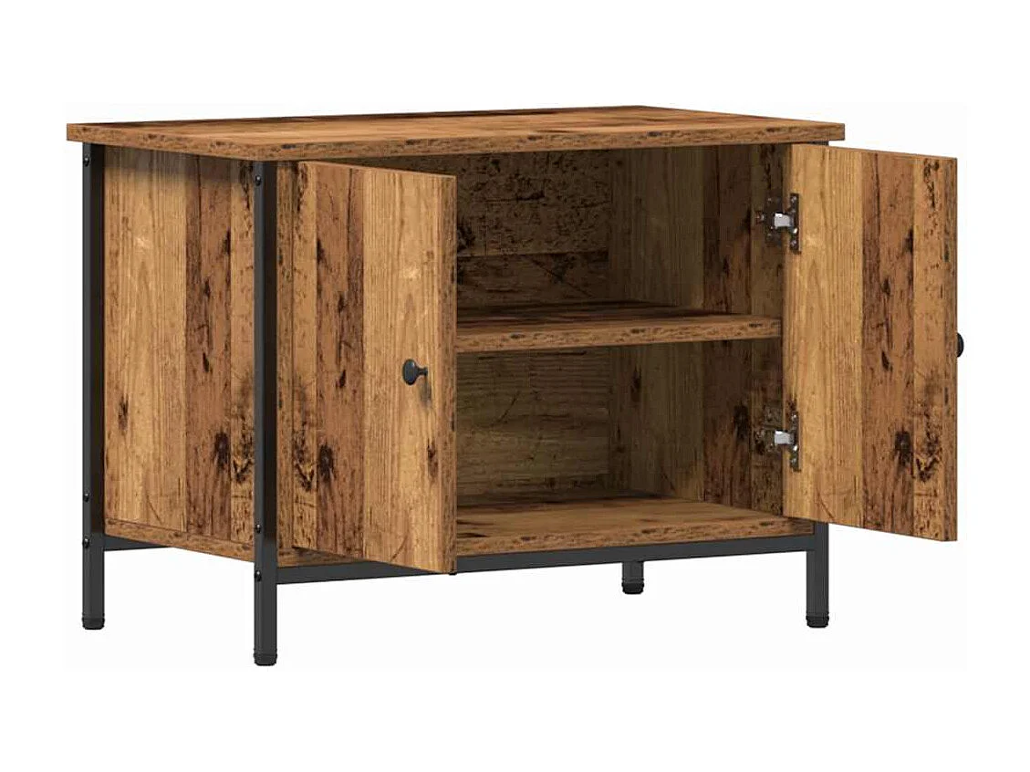 Meuble TV Bois ancien 60 x 35 x 45 cm Bois d'ingénierie